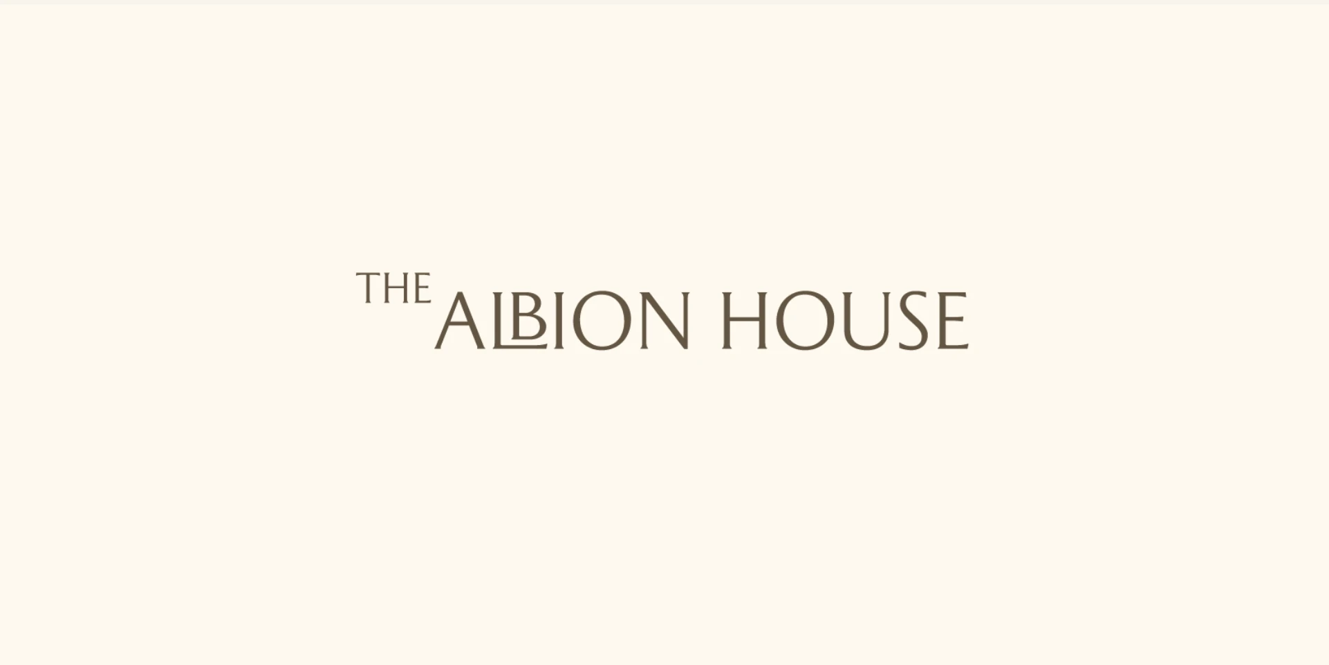 The Albion House 01 — Branding & Identity Development project by Sausage & Co. Bangkok