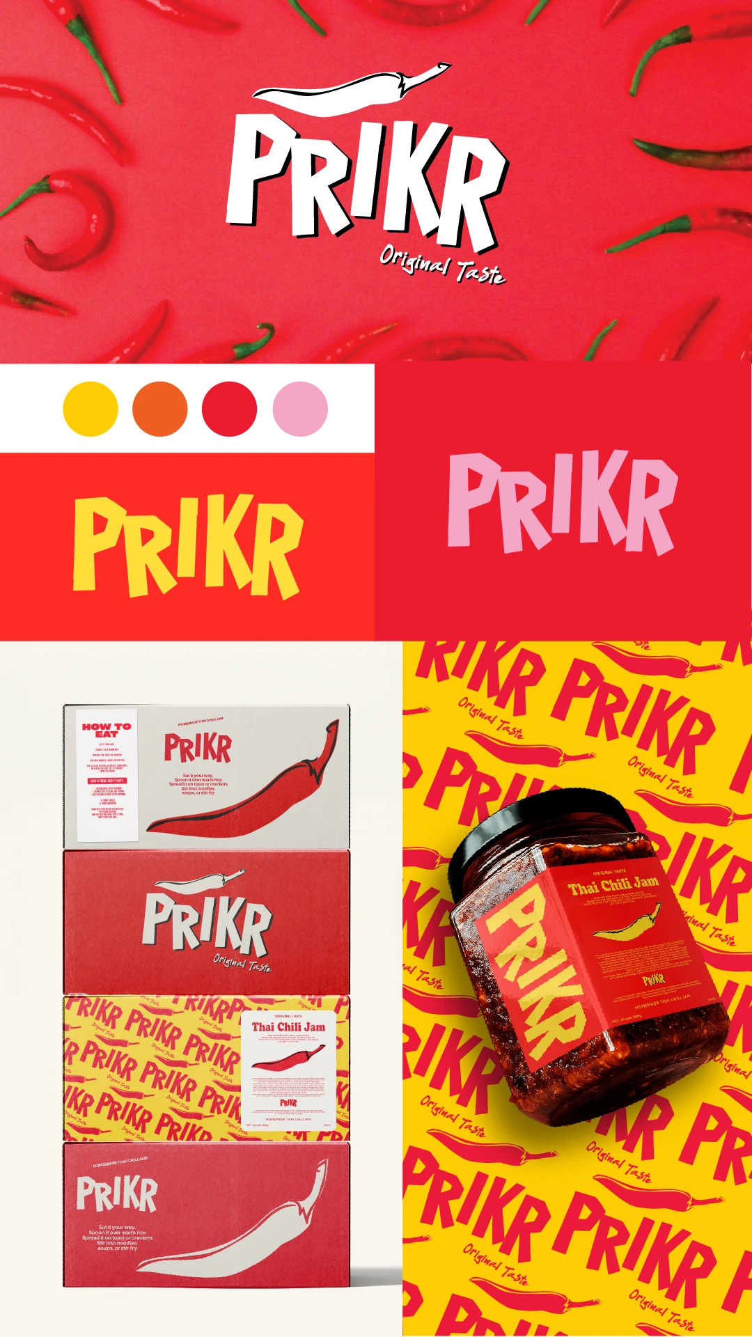 Prikr — Branding & Identity Development project by Sausage & Co. Bangkok