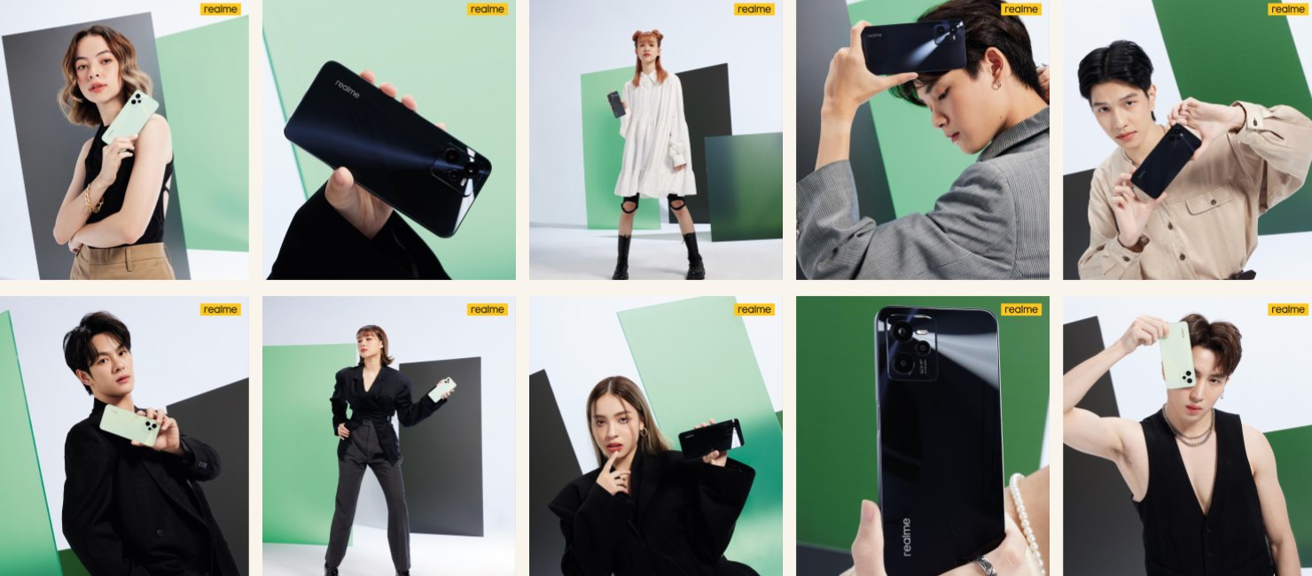 Realme C35 — Influencer & KOLs Marketing project by Sausage & Co. Bangkok